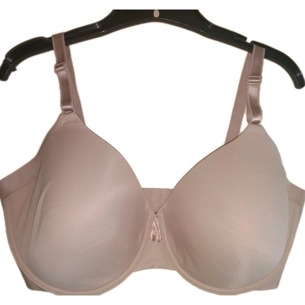 Warners Underwired‎ T Shirt Bra Sz 38DDD LIGHT BEIGE 01356